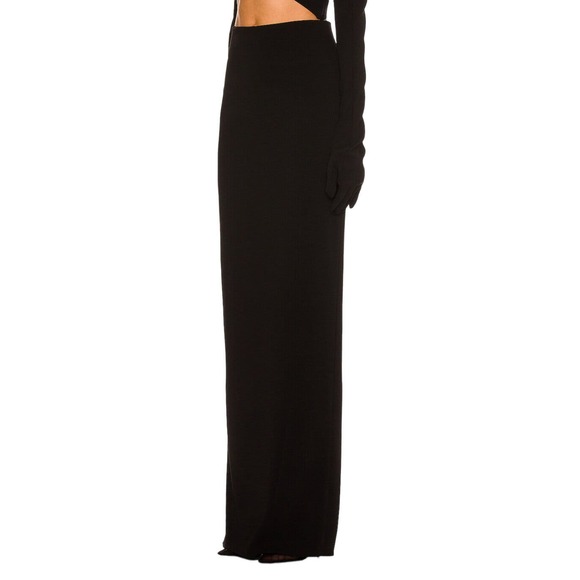 Monot Column Skirt Black - Picture 4 of 12